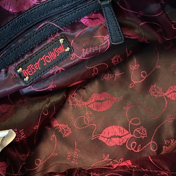 Betsy Johnson Faux Leather Handbag - Picture 6 of 12